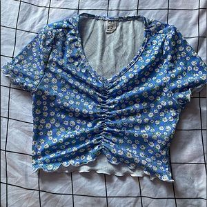 Flower crop top